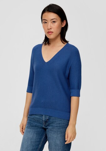 s.Oliver Pullover in Blau: predná strana