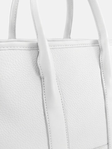 Borsa a spalla 'Borsa a Spalla Donna PVC Gianmarco Venturi con Zip e Cuore' di GianMarco Venturi in bianco