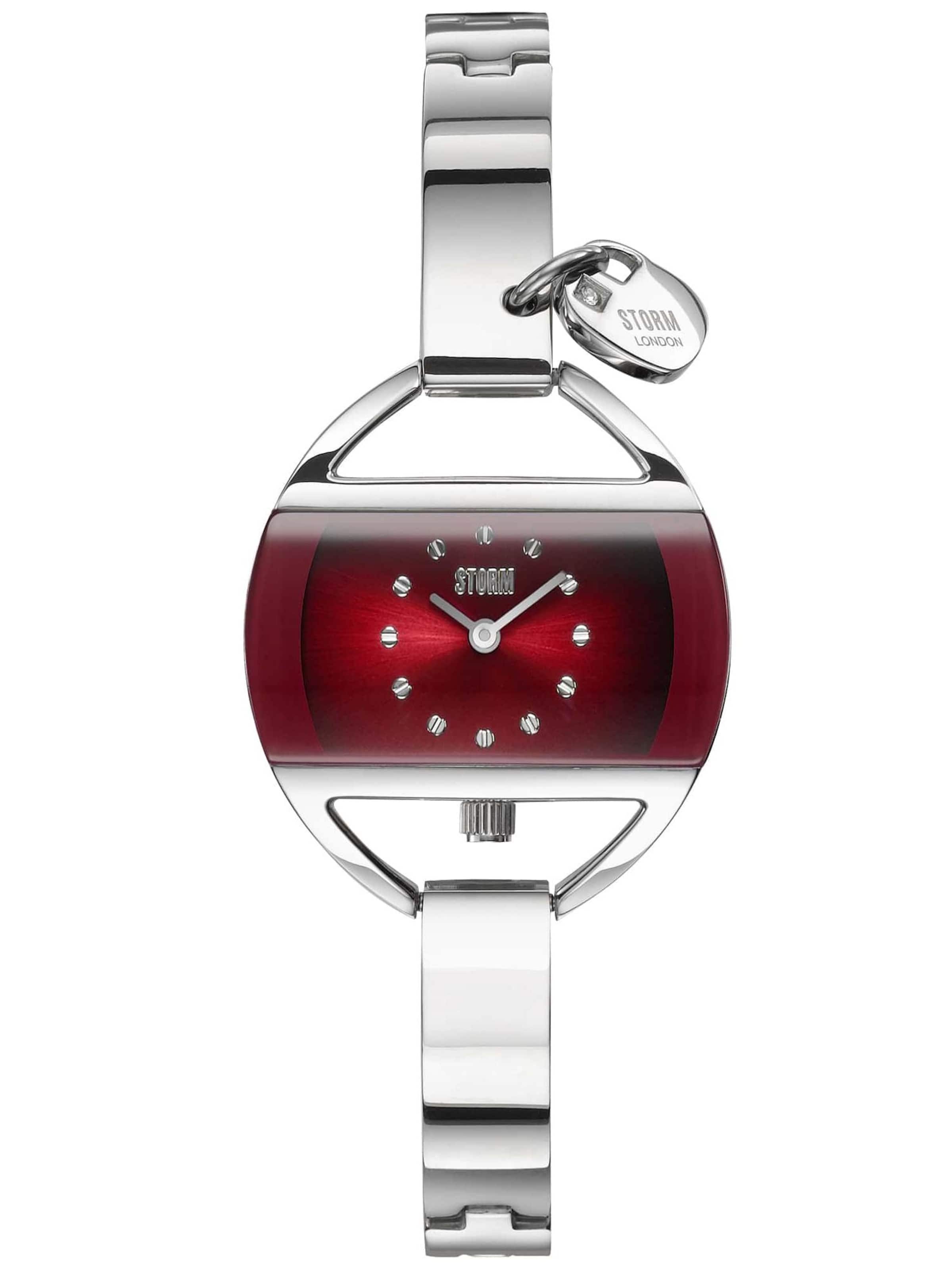 STORM Analog Watch 'Temptress Charm' in Red: front