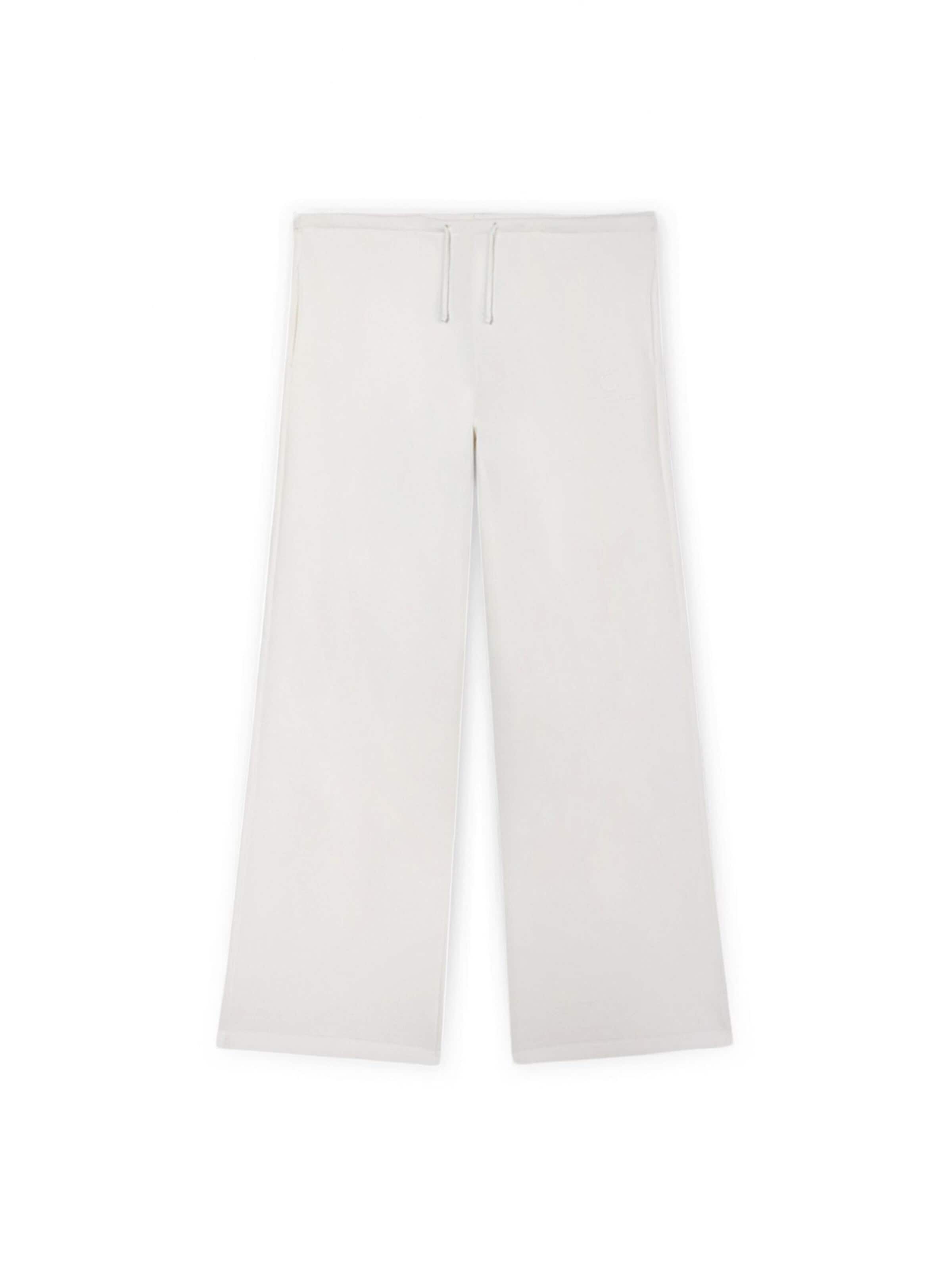 Trussardi Regular Broek in Wit: voorkant