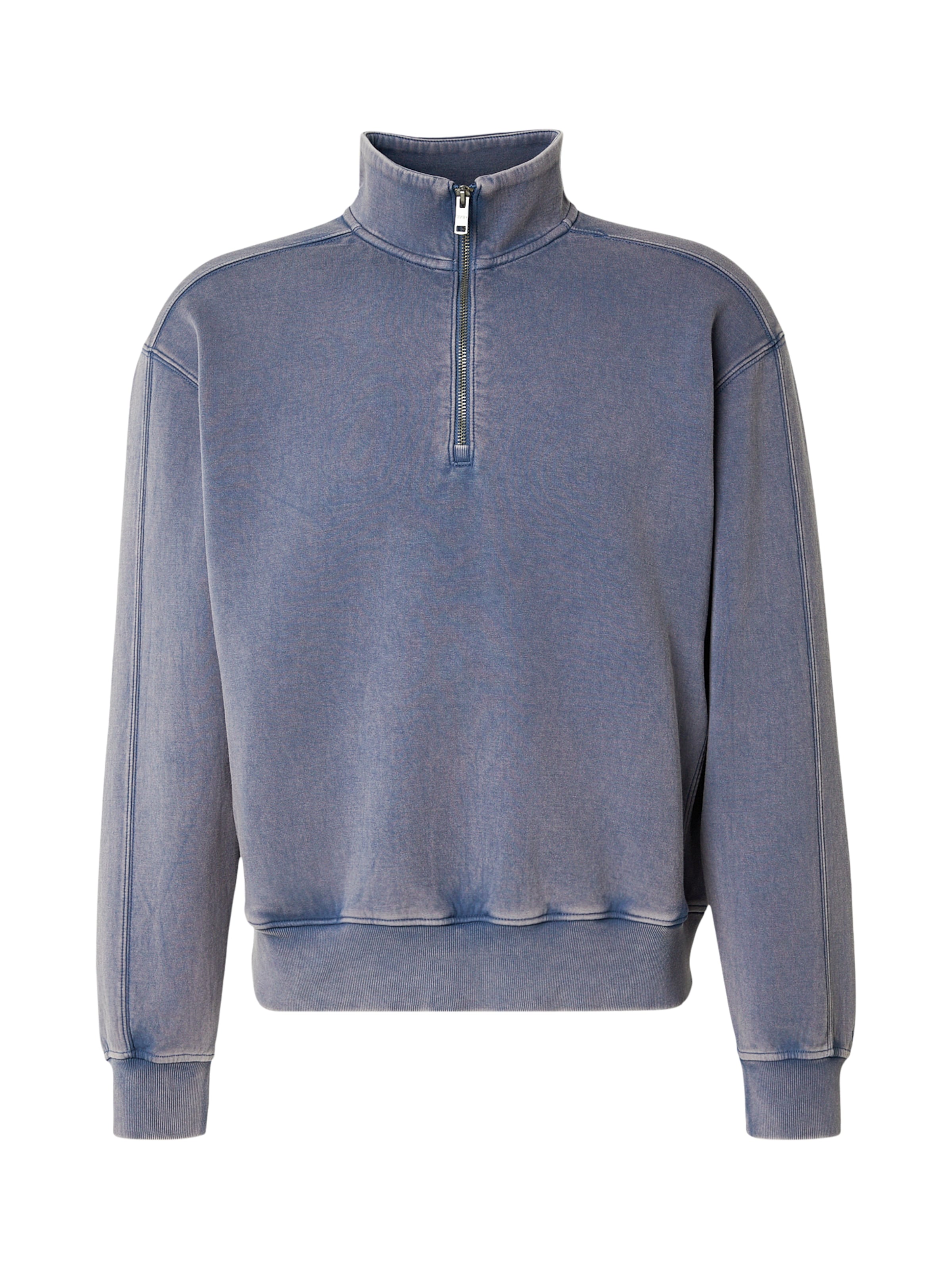 Bluză de molton 'SARGASSO' de la Abercrombie & Fitch pe albastru: față