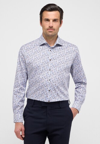 ETERNA Regular fit Zakelijk overhemd in Blauw: voorkant