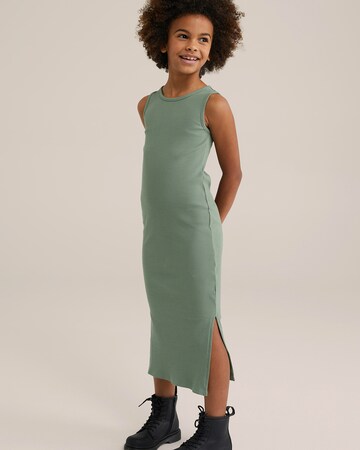 Abito di WE Fashion in verde: frontale