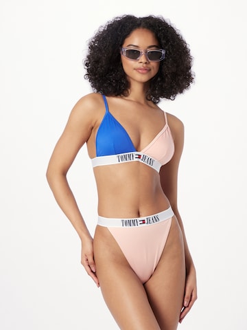 Tommy Jeans Triangle Bikini Top in Pink