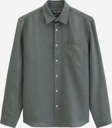 Marc O'Polo Regular fit Риза в зелено: отпред