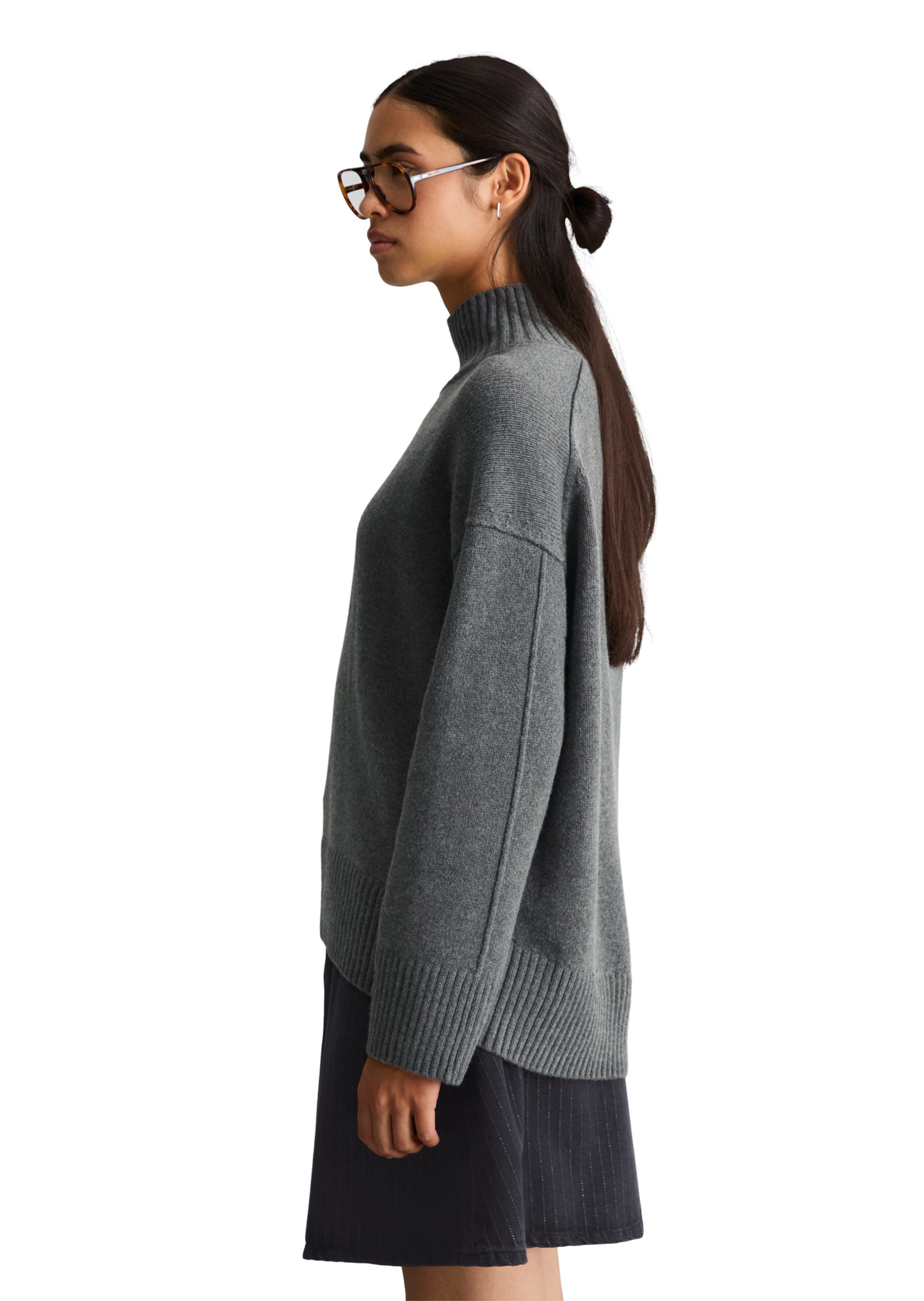 Marc O'Polo DENIM Pullover in Grau: Seite