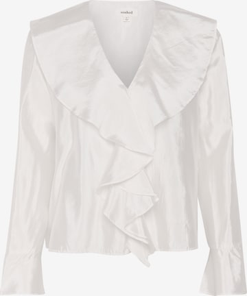 SOAKED IN LUXURY Blouse 'Karolina' in Wit: voorkant