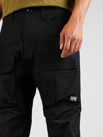 G-Star RAW Tapered Cargo Pants in Black