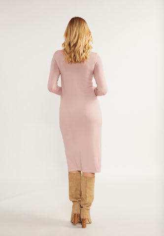 usha WHITE LABEL Knitted dress in Pink