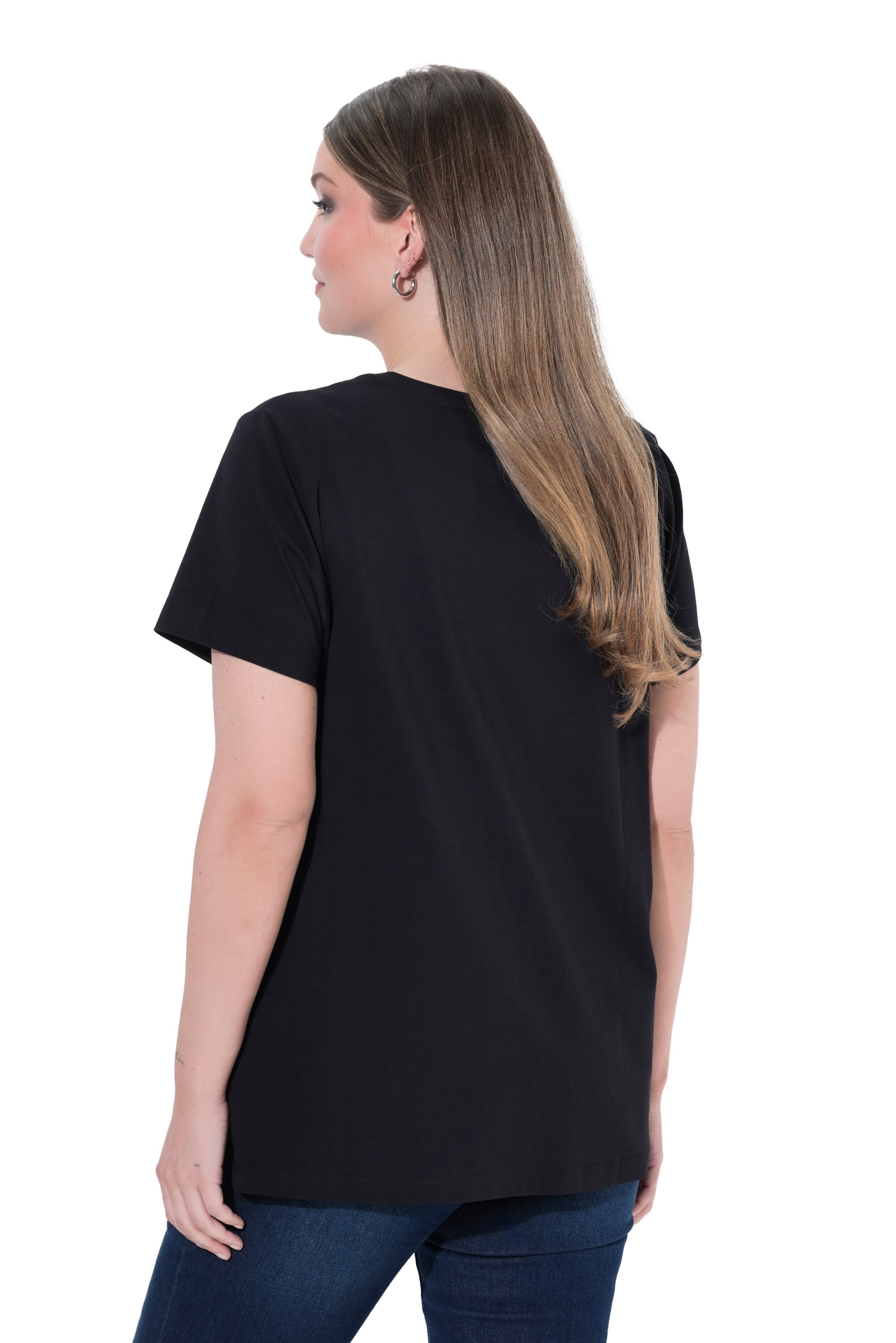 Ulla Popken Shirt in Schwarz