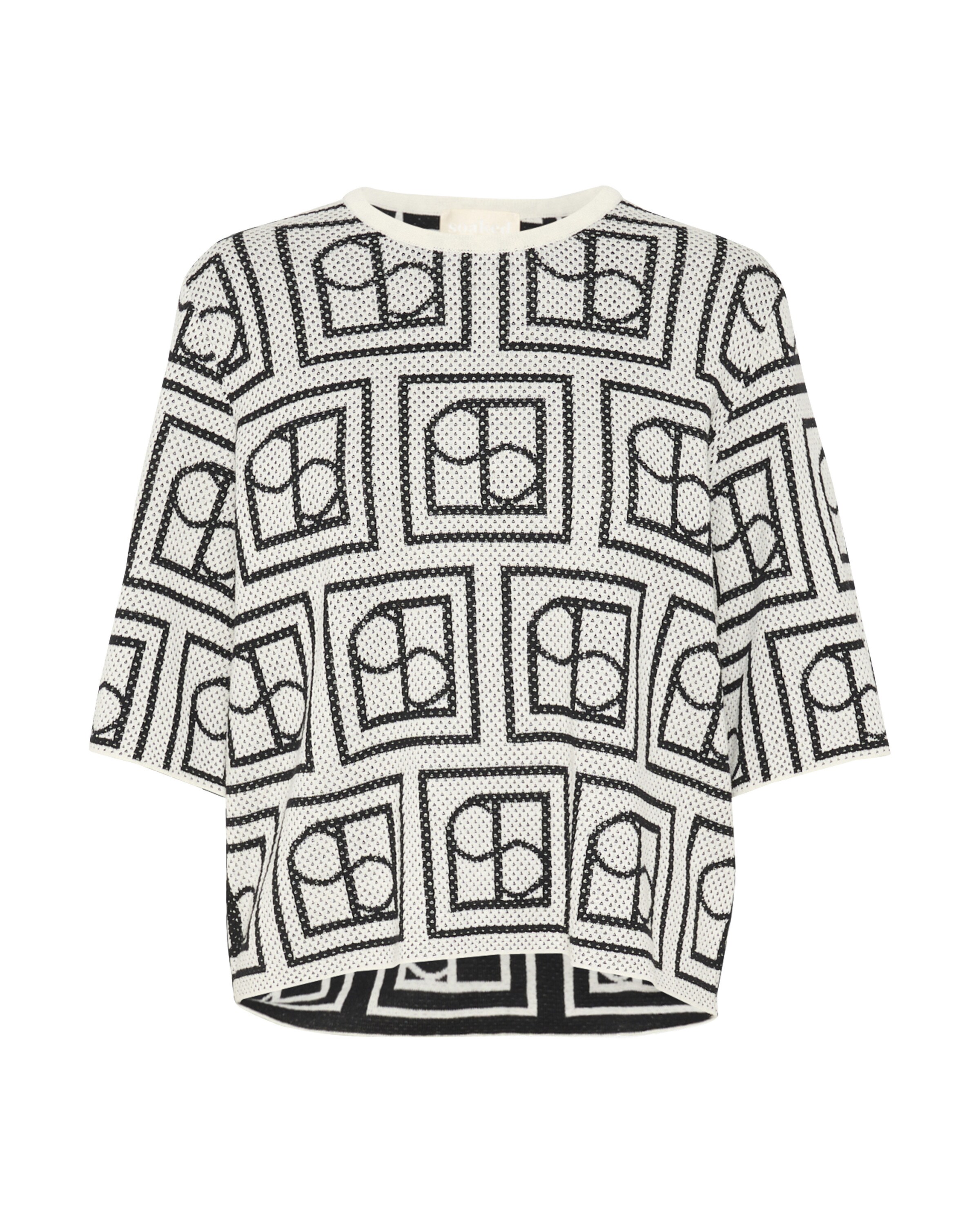 SOAKED IN LUXURY Pullover 'Studio' i hvid: forside