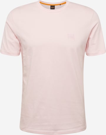 T-Shirt 'Tales' BOSS en rose : devant