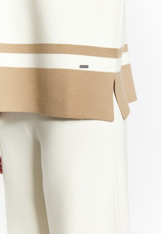 DreiMaster Klassik Sweater 'Ledkin' in White
