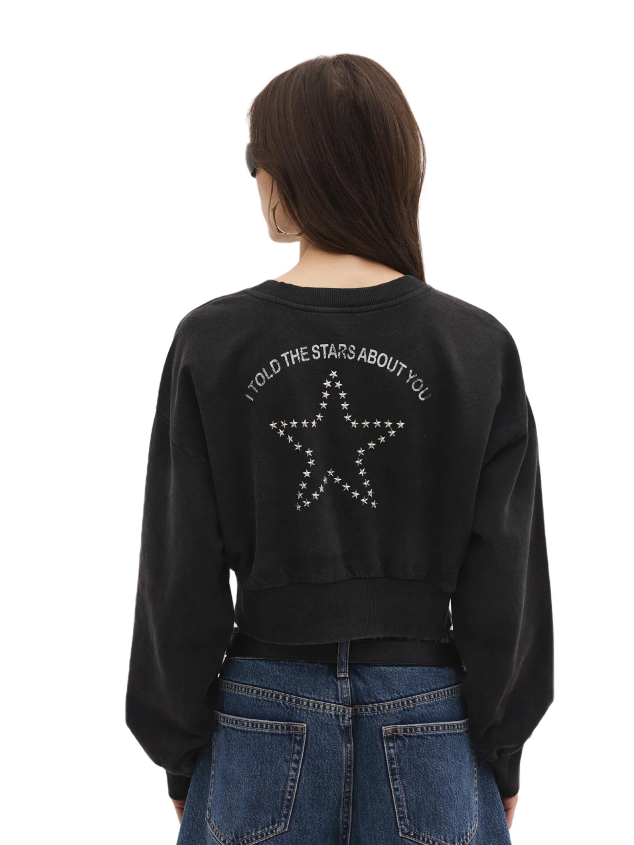 No Matter What Sweatshirt in Black: front