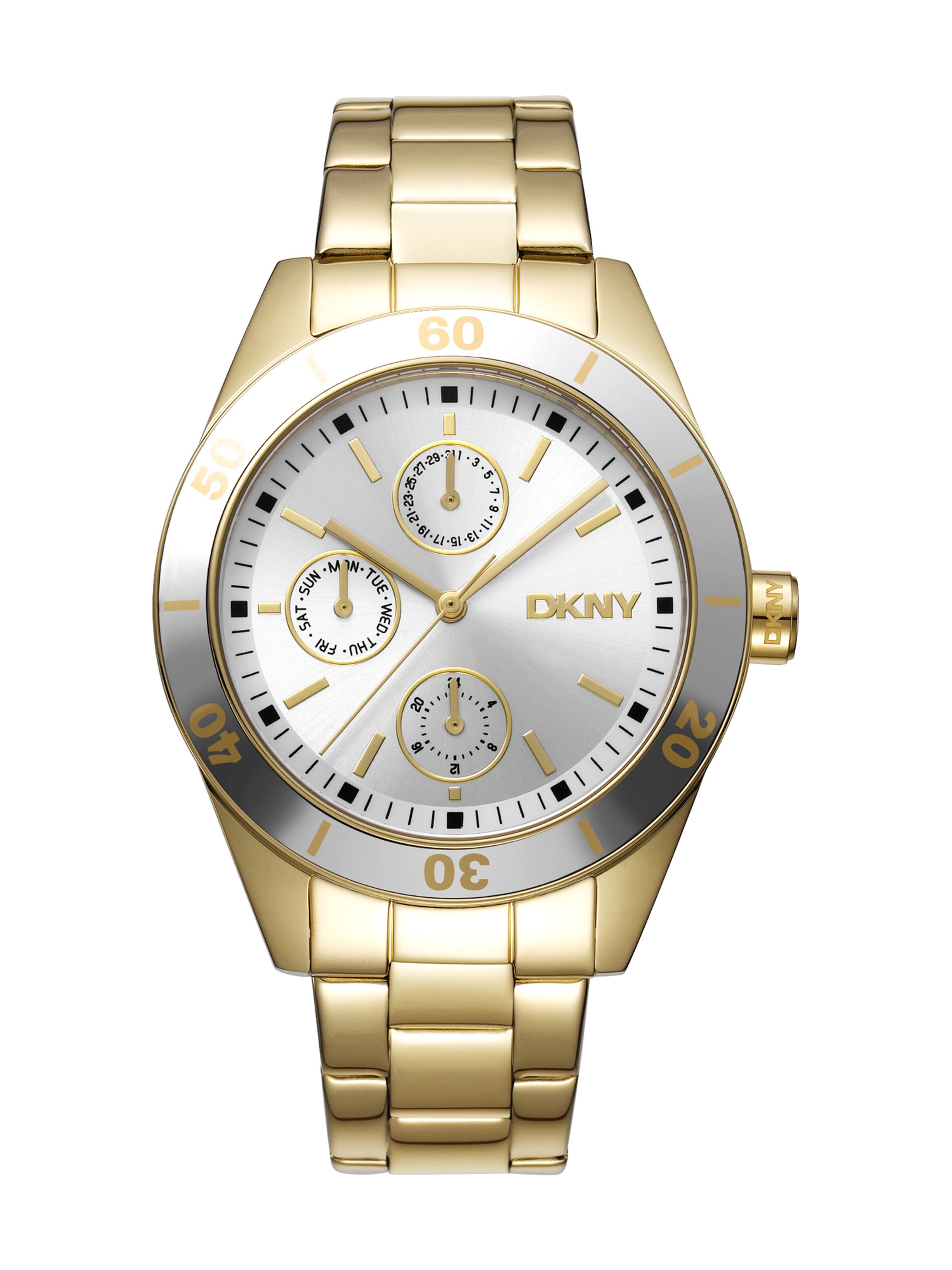 DKNY Analog watch 'Nolita Sport' in Gold: front