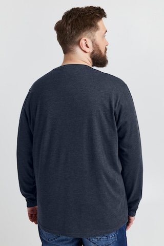 !Solid Langarmshirt 'Bedon' in Blau