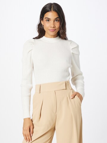 PIECES Sweater 'Nika' in White: front