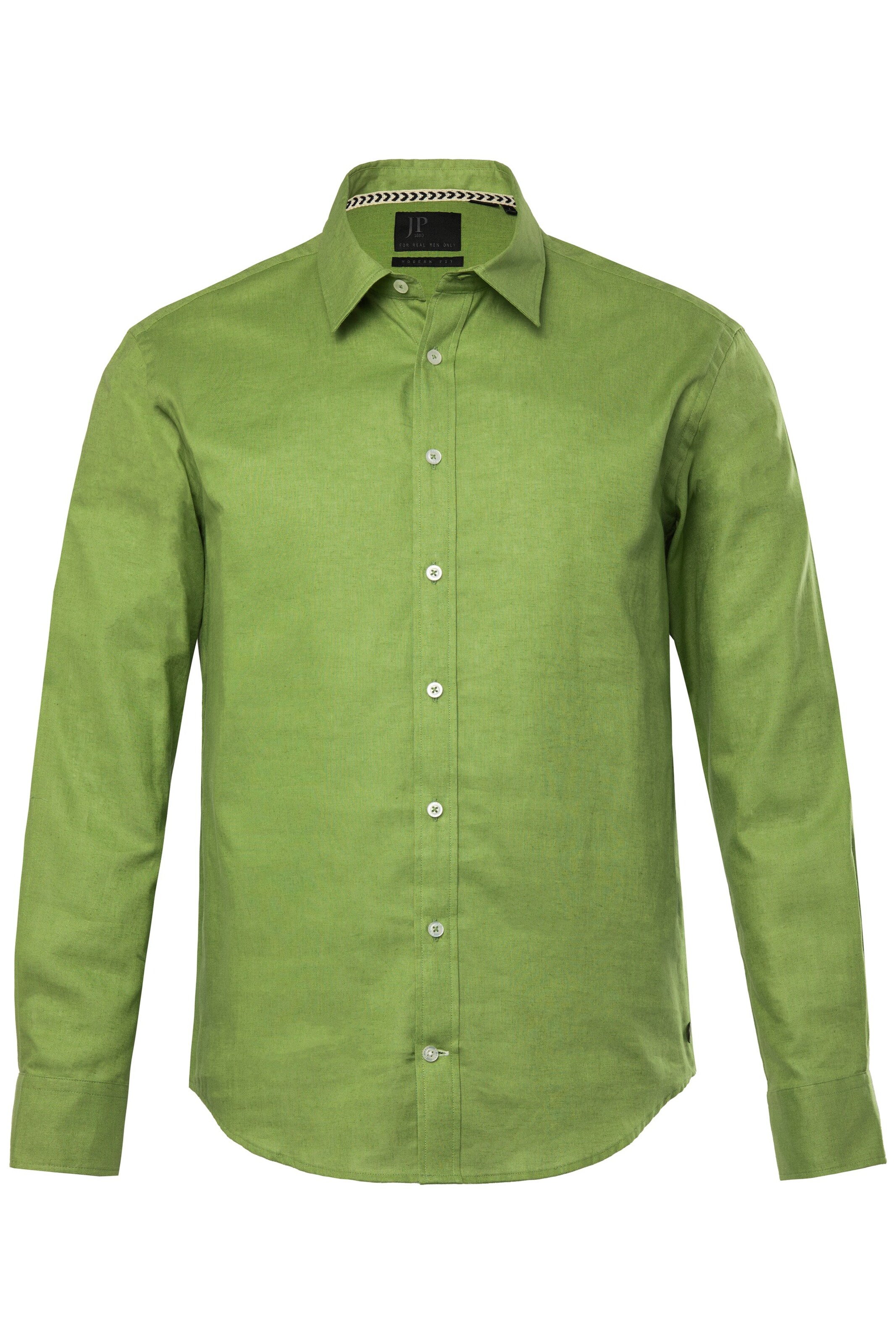 JP1880 Overhemd in Groen: voorkant