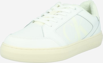 Calvin Klein Jeans - Zapatillas deportivas bajas en blanco: frente