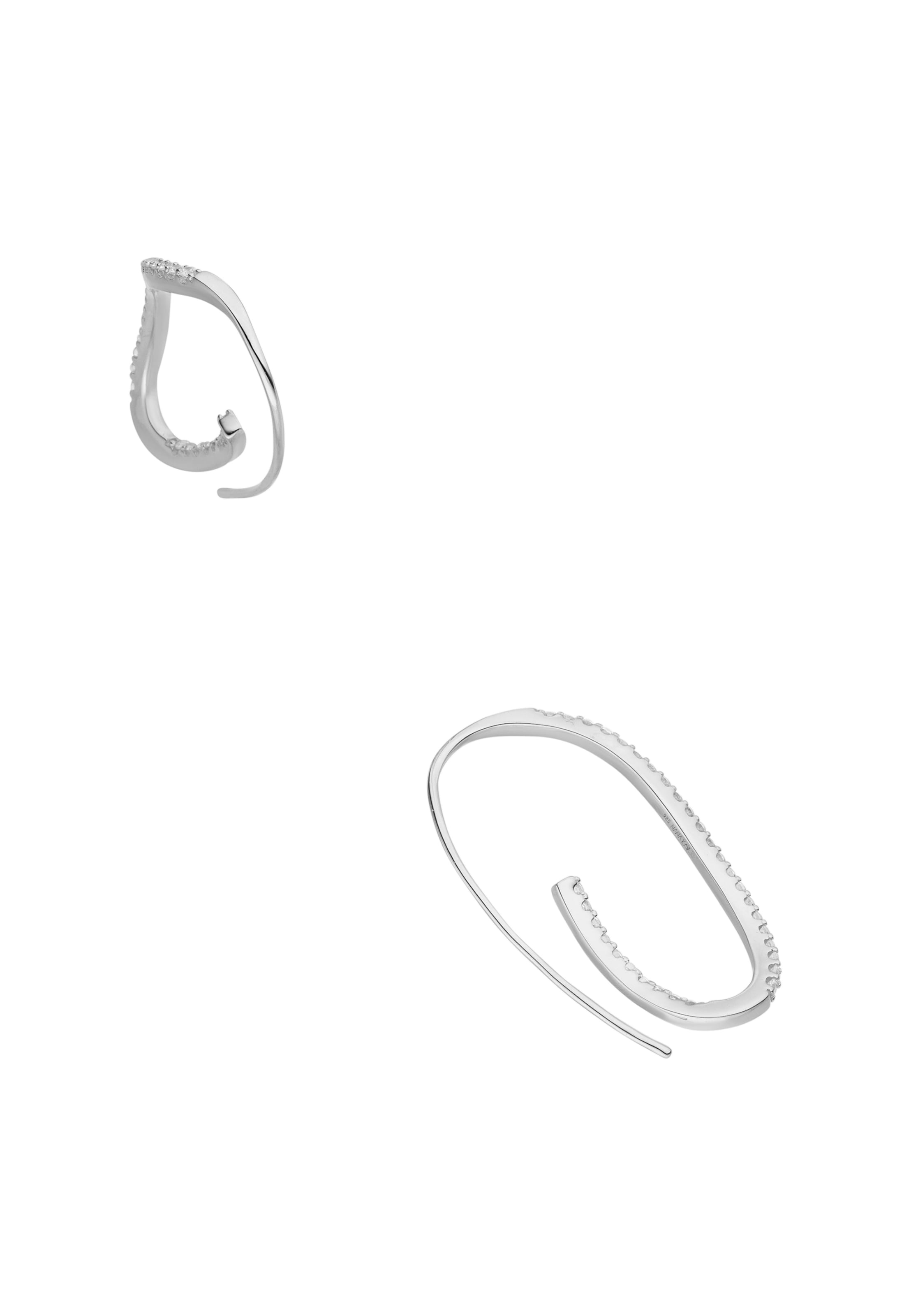 Nana Kay Earrings 'Glamour Girl' in Silver
