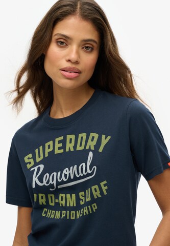 T-shirt 'Lo-Fi' Superdry en bleu