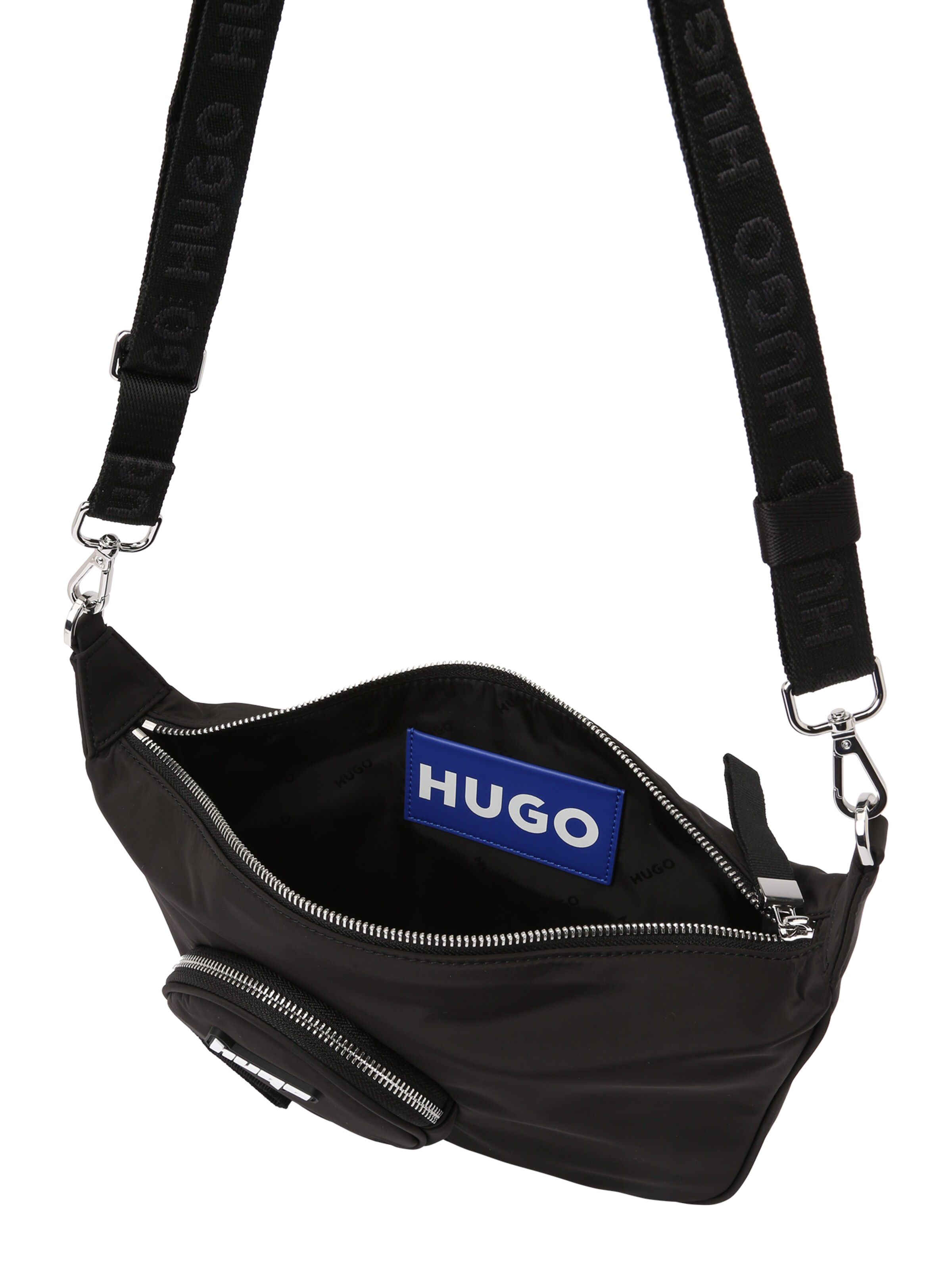 juoda HUGO Rankinė su ilgu dirželiu 'Roselyn'