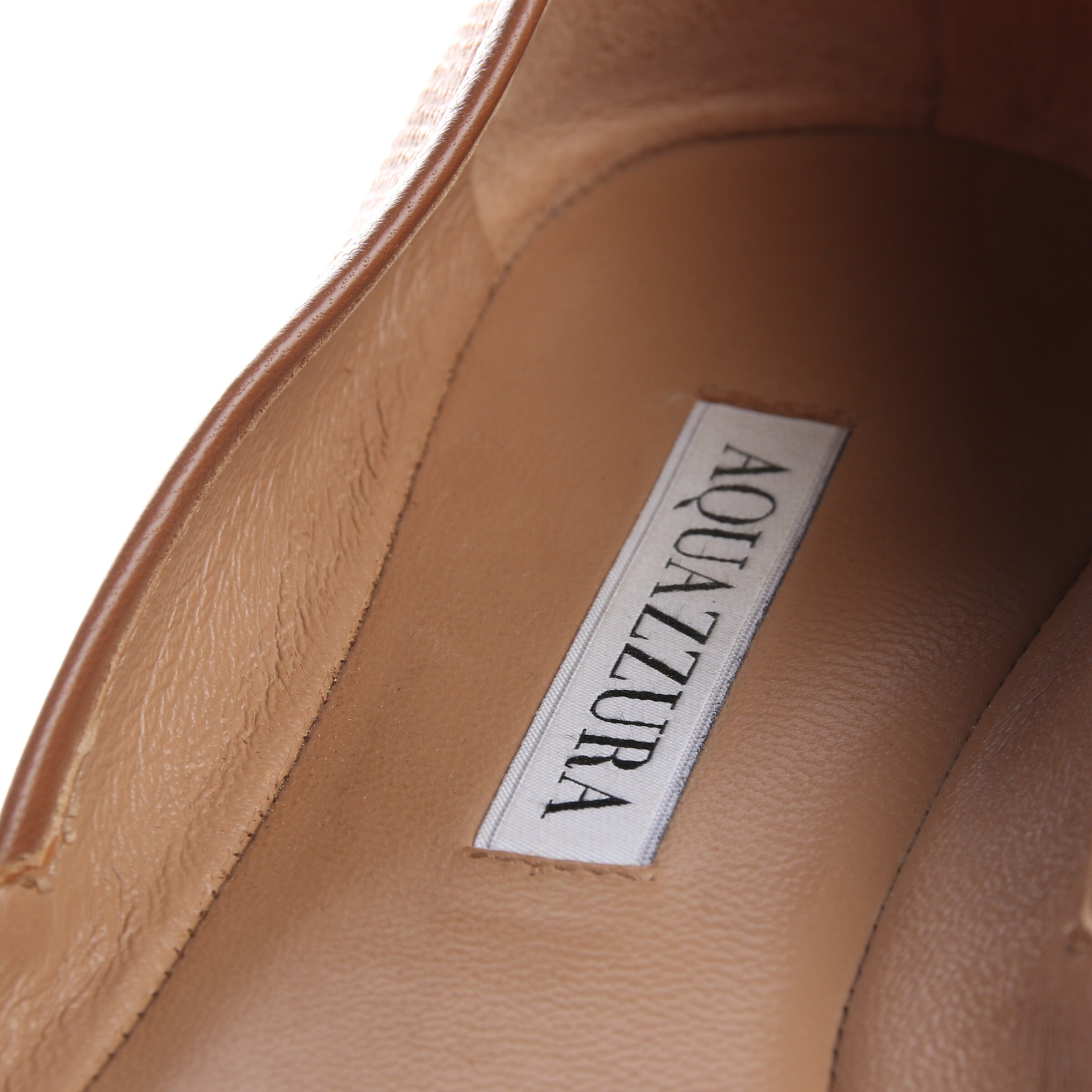 Aquazzura Flats & Loafers in 39 in Brown