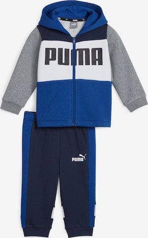 PUMA Joggingová souprava – modrá: přední strana