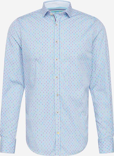 COLOURS & SONS Chemise 'Leon' en bleu clair / jaune / vert / orange clair / rose / blanc, Vue avec produit