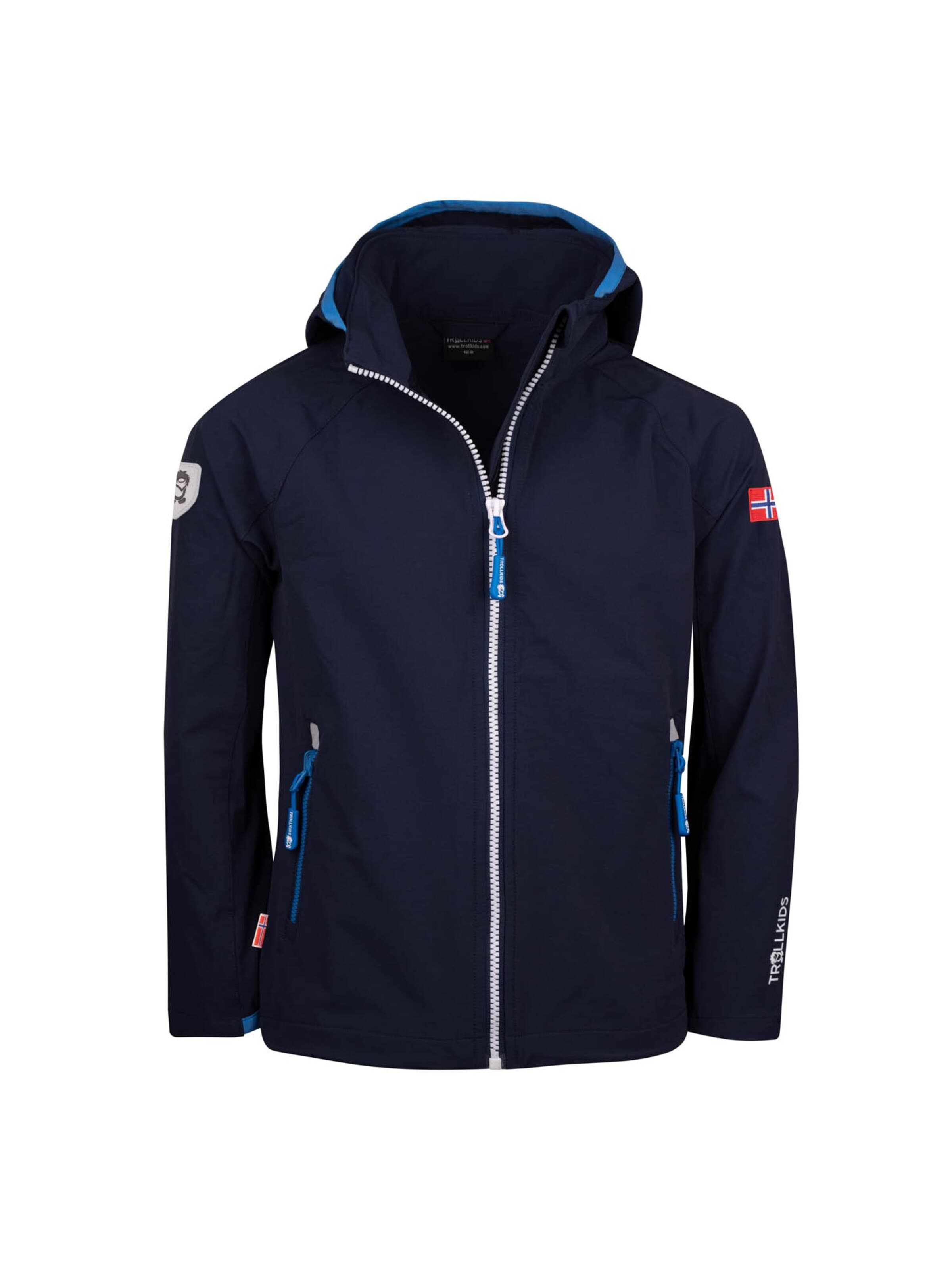 TROLLKIDS Outdoor jacket in Blue: front