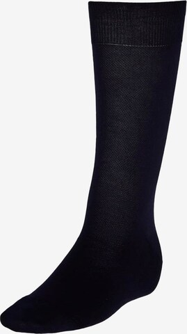 Boggi Milano Ponožky 'Oxford' – modrá: přední strana