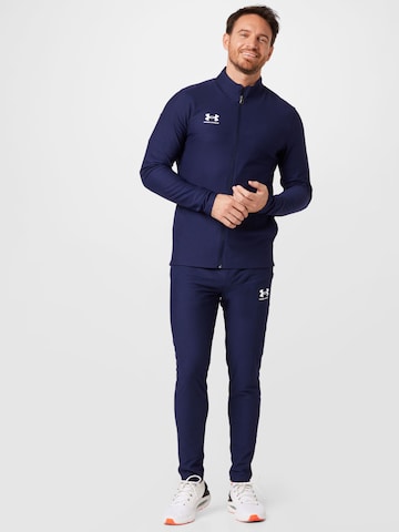 UNDER ARMOUR Športna obleka 'Challenger' | modra barva: sprednja stran