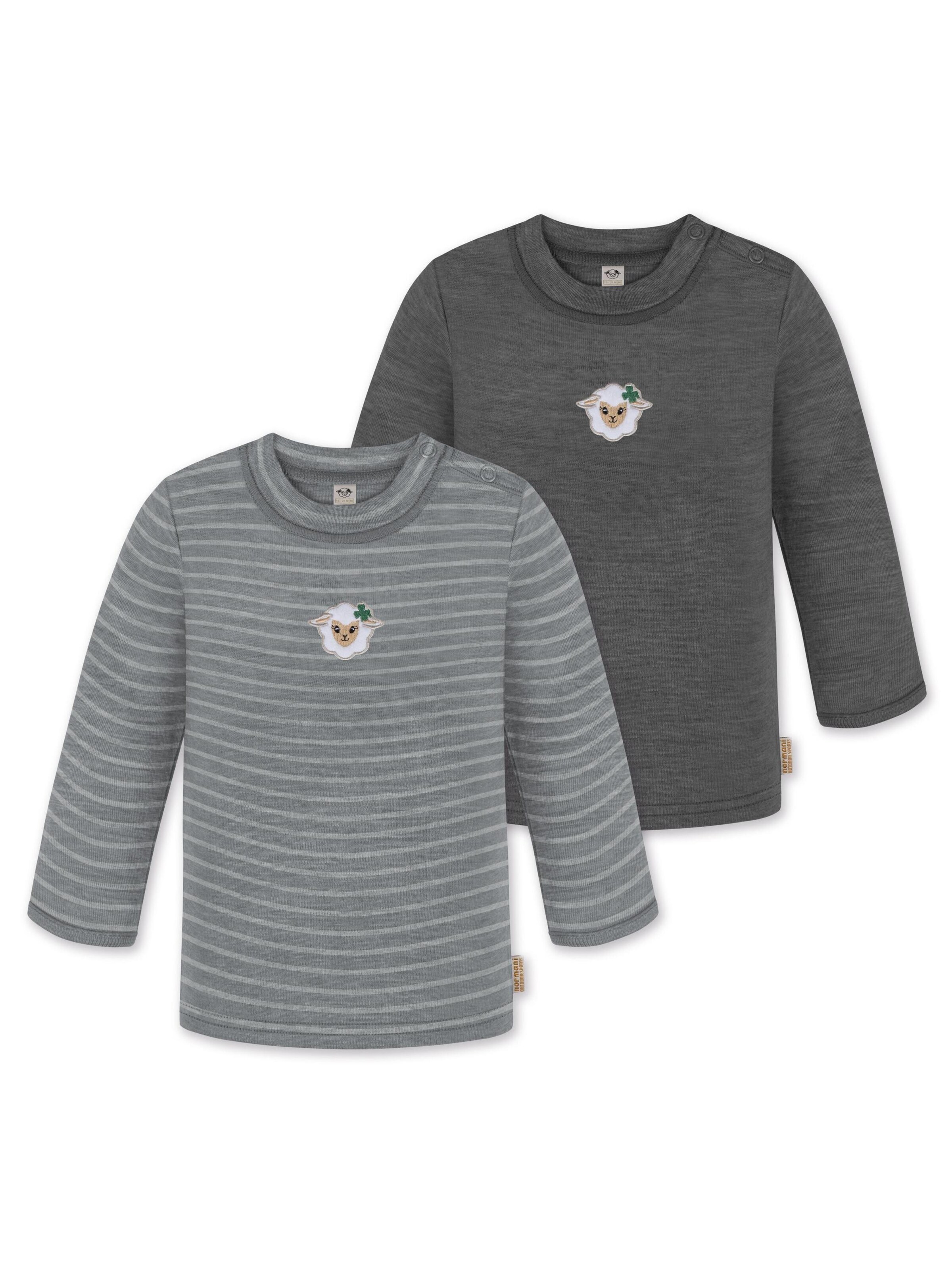 T-Shirt 'Taupo' normani en gris : devant