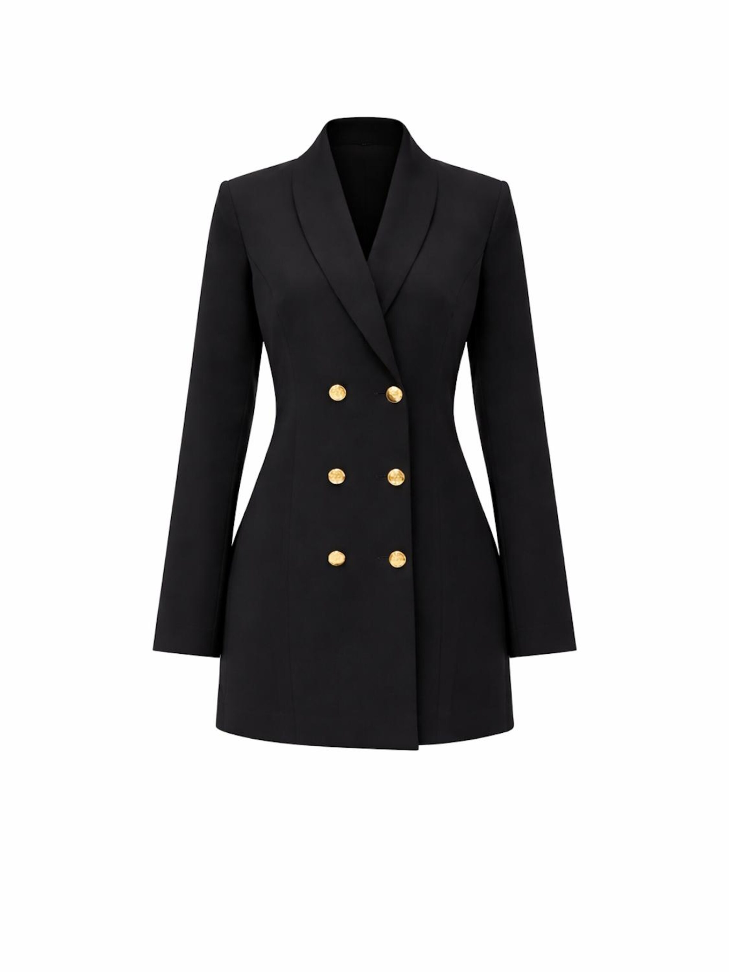 La Maison Milan Kleid 'Milan'‌‌‌‌‌‌‌‌‌‌ in Schwarz: Vorderseite