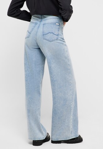 MUSTANG Wide Leg Jeans 'Luise' in Blau