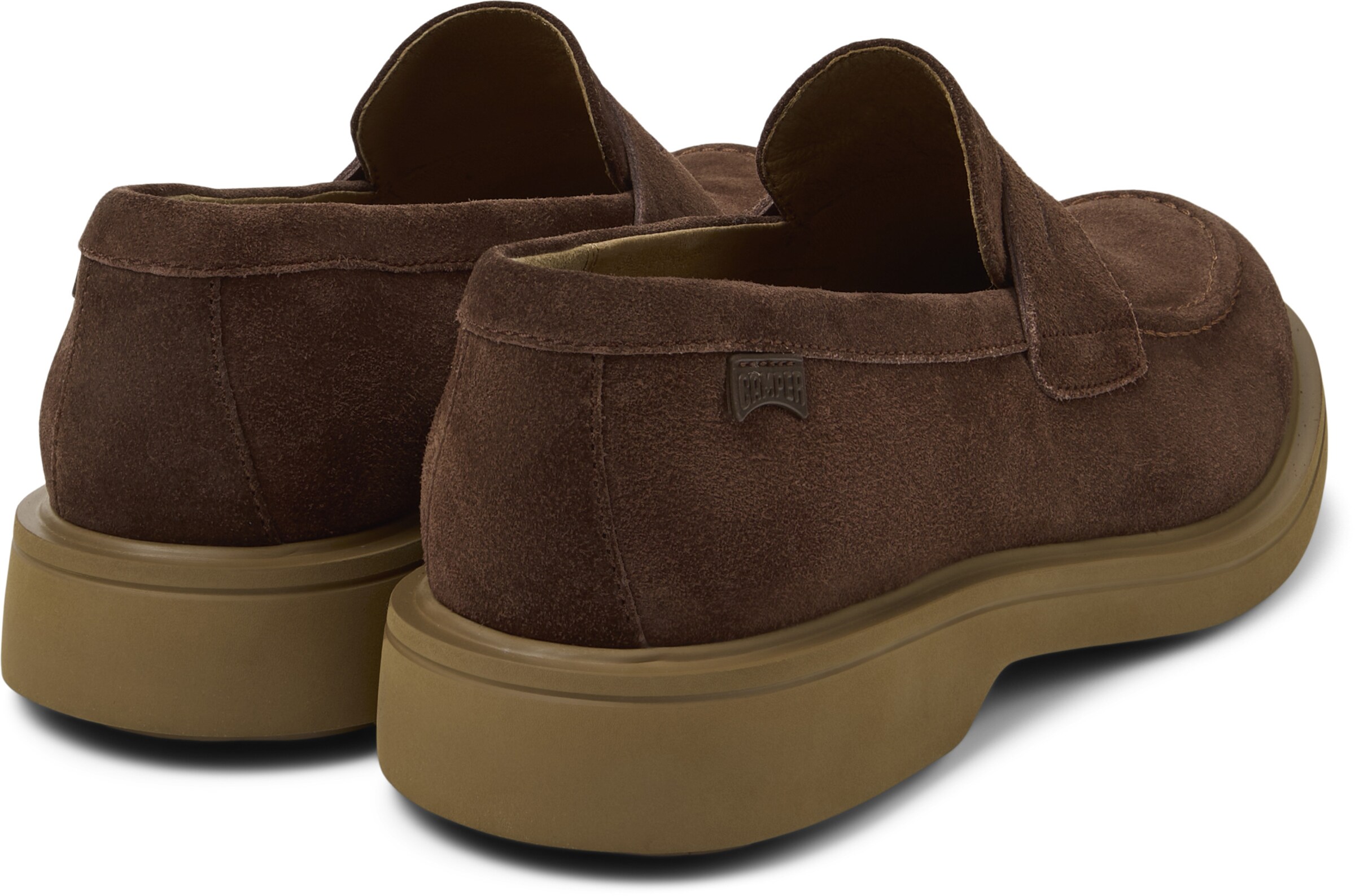 CAMPER - Mocassins 'Norman' em castanho