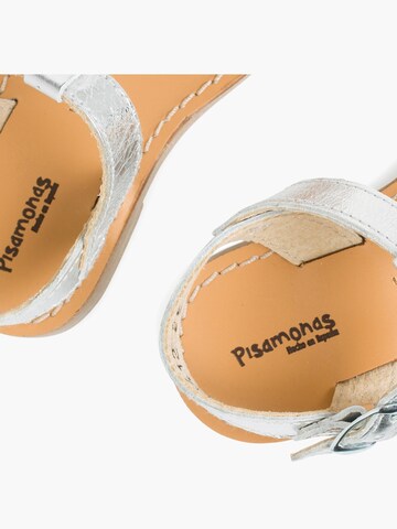 Sandales Pisamonas en argent