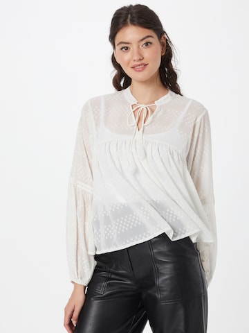 ONLY - Blusa 'Elisa' en blanco: frente