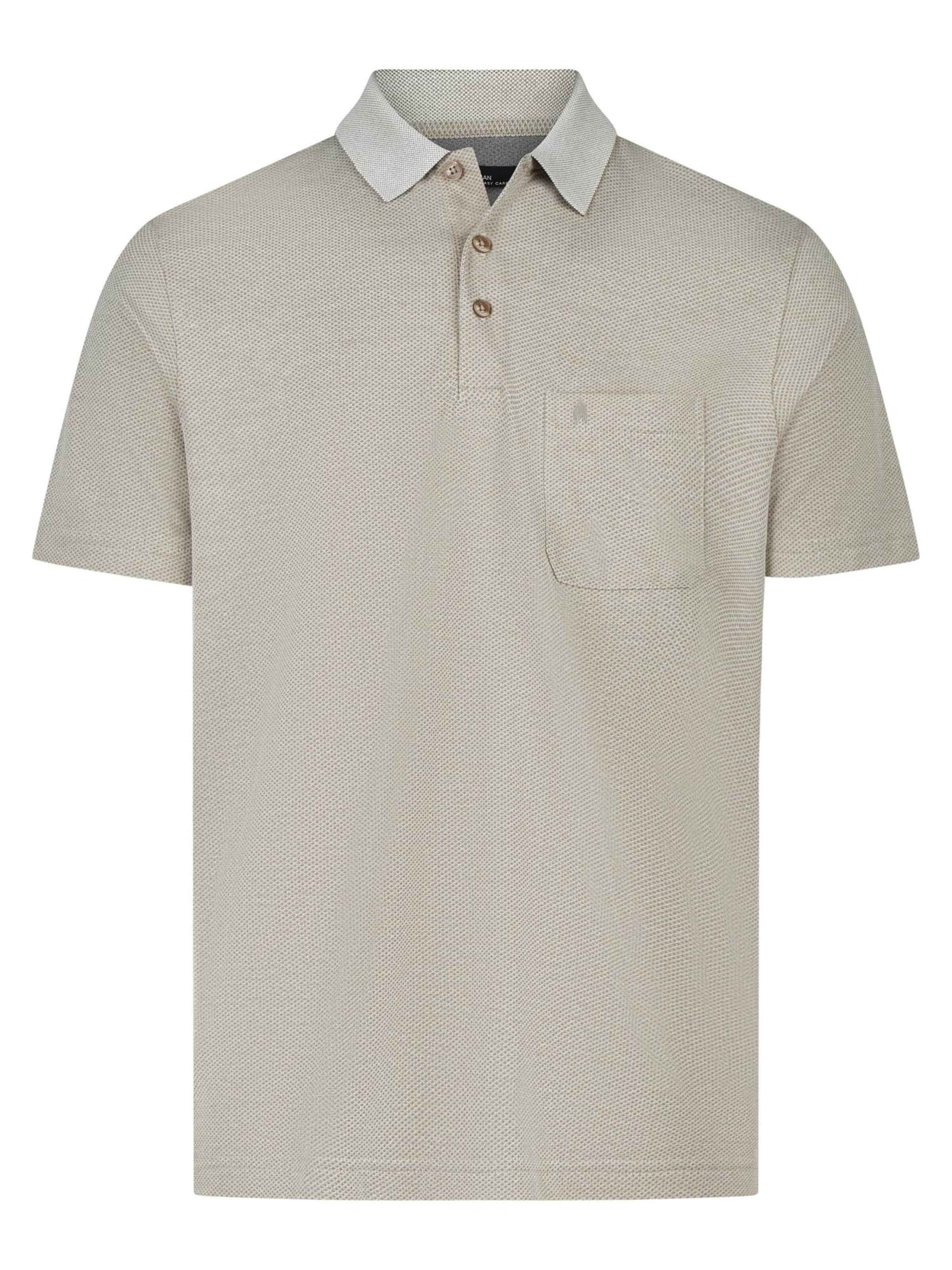 Ragman Shirt 'Basic'‌ in Beige: Vorderseite