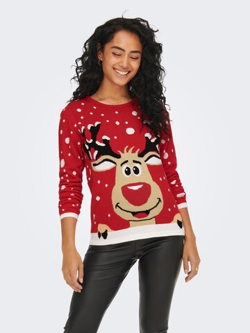 Pull-over 'Lucia' JDY en rouge