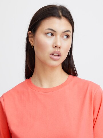 ICHI T-Shirt 'PALMER' in Orange