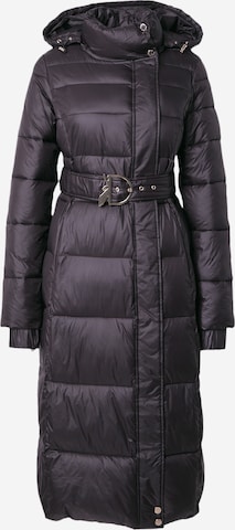 PATRIZIA PEPE Winter Coat in Black: front