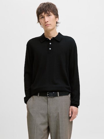 JACK & JONES Pulóver - fekete: elől