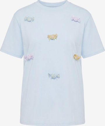 T-shirt 'Pop' MYMO en bleu : devant