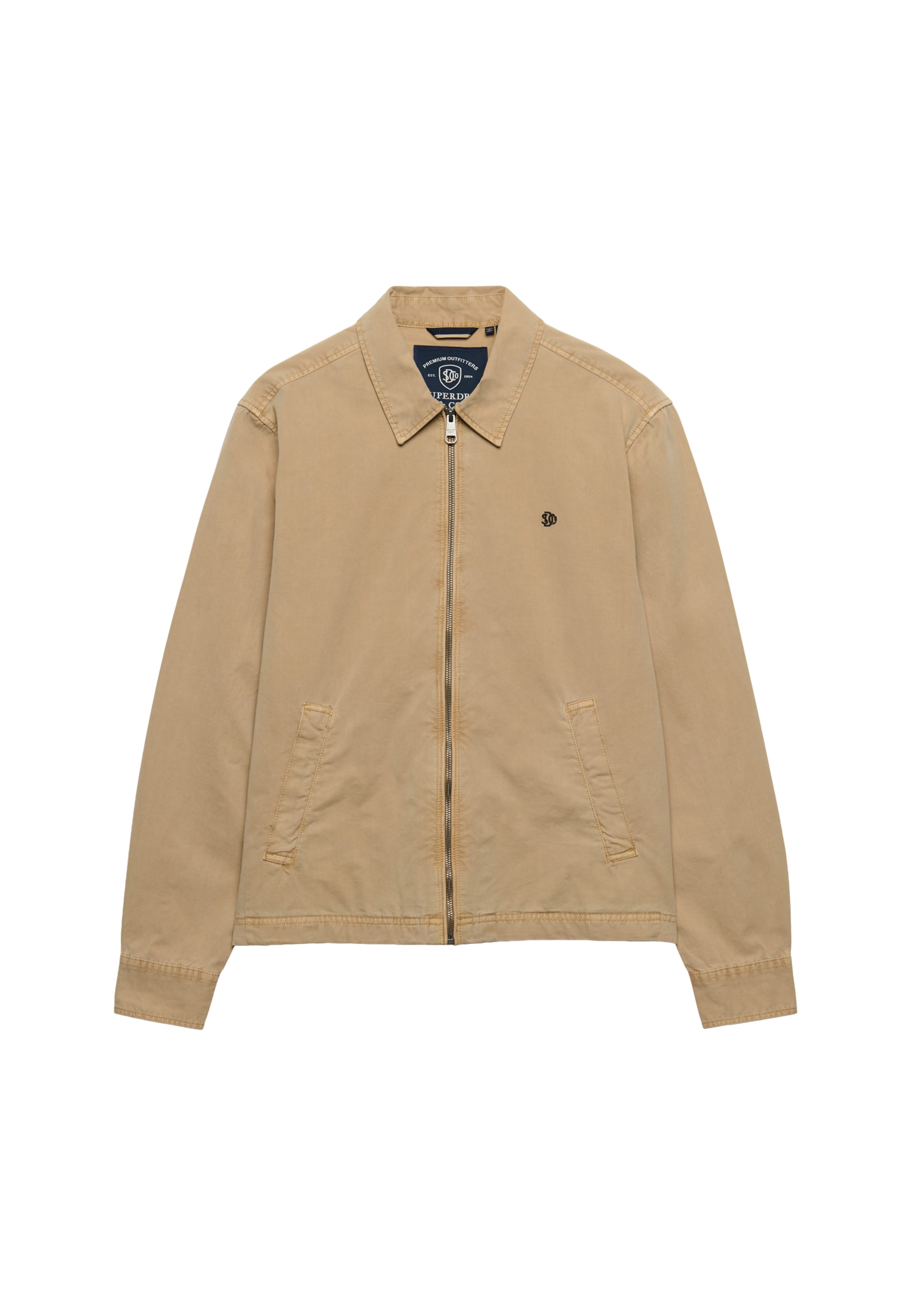 Veste mi-saison 'Harrington' Superdry & Co en beige : devant