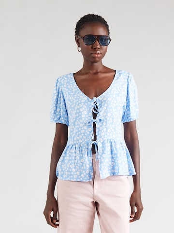 Sublevel - Blusa en azul: frente