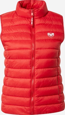 Lake View Bodywarmer 'Ida' in Rood: voorkant