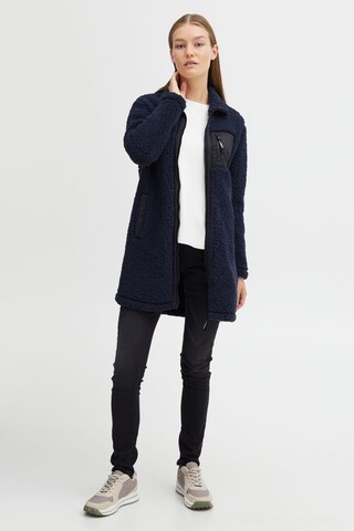 Oxmo Fleece Jacket 'OXELINE' in Blue