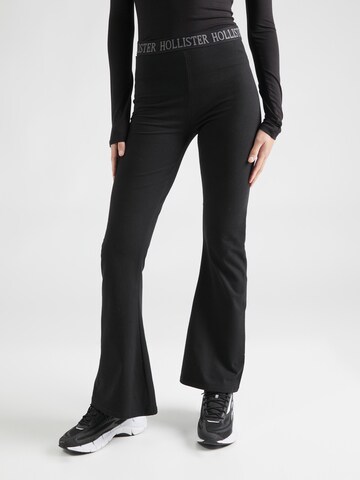 HOLLISTER Flared Leggings in Schwarz: predná strana