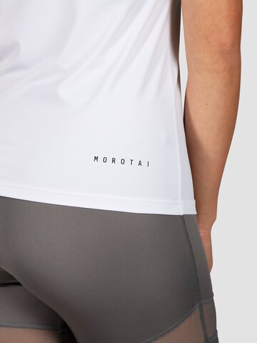 MOROTAI Performance Shirt 'Naka' in White